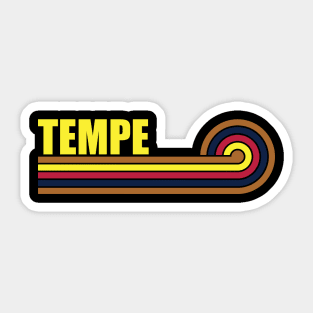 Tempe Arizona horizontal sunset 2 Sticker